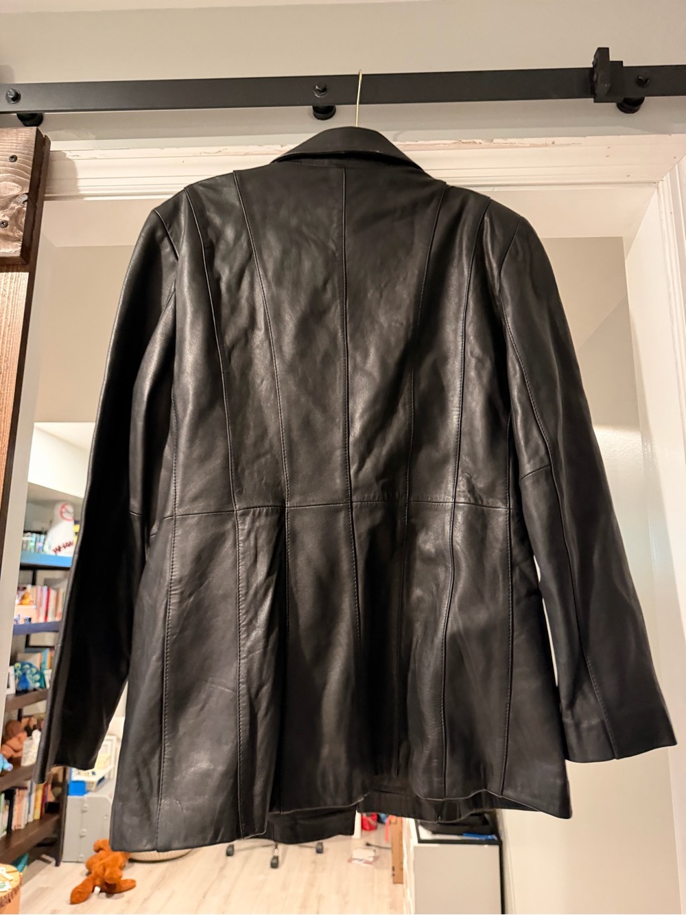 Classic Black Leather Men’s Jacket